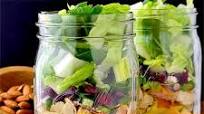 Apple, Cranberry, Almond Mason Jar Salads Apple, Cranberry, Almond Mason Jar Salads