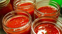 Mildly Spicy Strawberry Jalapeño Freezer Jam Mildly Spicy Strawberry Jalapeño Freezer Jam