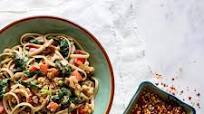 Dan Dan Noodles with Spinach & Walnuts Dan Dan Noodles with Spinach & Walnuts