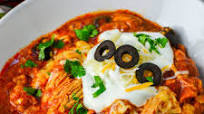 Chicken Enchilada Crockpot Casserole Chicken Enchilada Crockpot Casserole