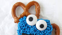 Cookie Monster Pretzels Cookie Monster Pretzels