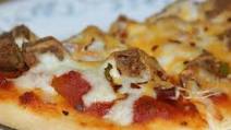 Spicy Soy Sausage and Pickled Jalapeno Pizza Spicy Soy Sausage and Pickled Jalapeno Pizza