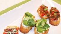 Eggplant Caponata and Tomato Bruschetta Eggplant Caponata and Tomato Bruschetta
