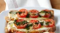 Fast-fix Caprese pizza toast Fast-fix Caprese pizza toast