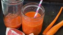 Carrot, Grapefruit and Ginger Juice - No Juicer Required Carrot, Grapefruit and Ginger Juice - No Juicer Required