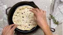 IRONCLAD FOCACCIA BREAD WITH OLIVES, ROSEMARY AND ROCK SALT IRONCLAD FOCACCIA BREAD WITH OLIVES, ROSEMARY AND ROCK SALT