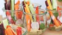 Veggie Hummus Cups Veggie Hummus Cups