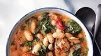 Slow-Cooker White Bean, Spinach & Sausage Stew Slow-Cooker White Bean, Spinach & Sausage Stew