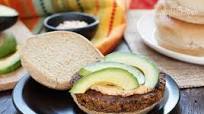 Spicy Black Bean Burgers with Chipotle Mayonnaise Spicy Black Bean Burgers with Chipotle Mayonnaise