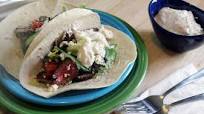 Gyro Tacos with Caramelized Onion Yogurt Dip Gyro Tacos with Caramelized Onion Yogurt Dip
