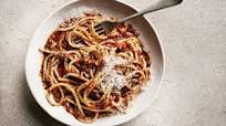 Vegetarian Bolognese with Bucatini Vegetarian Bolognese with Bucatini
