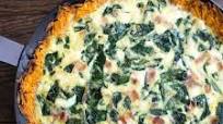 Spinach and Bacon Quiche with Sweet Potato Crust Spinach and Bacon Quiche with Sweet Potato Crust