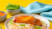 Teriyaki Salmon and Rice Packets Teriyaki Salmon and Rice Packets