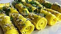 Khandvi Recipe By Lata Lala On Plattershare - Recipes, Food Stories And Food Enthusiasts