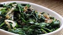 Spinach Bhaji | Palong Shaak Bhaji) Spinach Bhaji | Palong Shaak Bhaji)