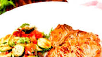 Garlic & Rosemary Boneless Pork Chops With Arugula Salad Garlic & Rosemary Boneless Pork Chops With Arugula Salad