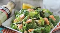 Broiled Salmon and Asparagus Caesar Salad Broiled Salmon and Asparagus Caesar Salad