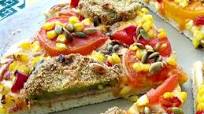 Fried Green Tomato Pizza and Marcella Hazan's Pizza Dough Fried Green Tomato Pizza and Marcella Hazan's Pizza Dough