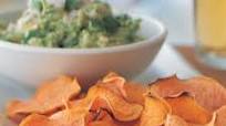 Guacamole & Sweet Potato Chips Recipe - (4.5/5) Guacamole & Sweet Potato Chips Recipe - (4.5/5)