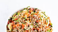 Low FODMAP Asian Zoodle Salad Low FODMAP Asian Zoodle Salad