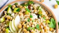 Barley Salad with Chickpeas and Pears Barley Salad with Chickpeas and Pears