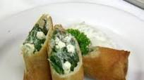 Spanakopita Eggrolls Spanakopita Eggrolls