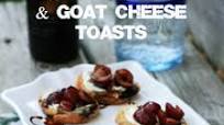 Sauteed Cherry and Goat Cheese Toasts Sauteed Cherry and Goat Cheese Toasts