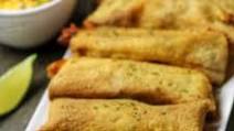 Cheesy Chicken Air Fryer Taquitos Cheesy Chicken Air Fryer Taquitos