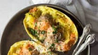 Spaghetti Squash with Meatballs Spaghetti Squash with Meatballs