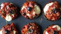 Mushroom pizzas Mushroom pizzas