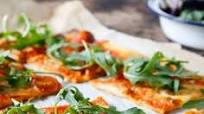 Carrot Pizza with Carrot Sauce Carrot Pizza with Carrot Sauce