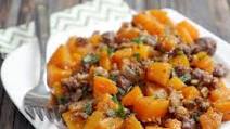 Minced beef and squash Minced beef and squash