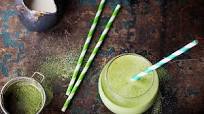 Peach Matcha Collagen Smoothie Peach Matcha Collagen Smoothie