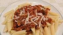 Mostaccioli With Meat Sauce Mostaccioli With Meat Sauce