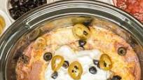 Slow Cooker Texas Trash Beef and Bean Dip Slow Cooker Texas Trash Beef and Bean Dip