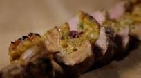 Cranberry, Apple and Sharp Cheddar Stuffed Pork Tenderloin Cranberry, Apple and Sharp Cheddar Stuffed Pork Tenderloin