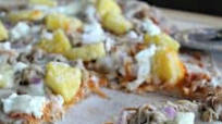 Hawaiian Pizza on the Grill with Mango BBQ Sauce Hawaiian Pizza on the Grill with Mango BBQ Sauce