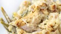Creamy Crockpot Chicken Stuffing and Green Beans Creamy Crockpot Chicken Stuffing and Green Beans