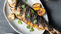 Grilled fish with herb dressing Grilled fish with herb dressing