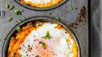 Baked Sweet Potato and Egg Cups Baked Sweet Potato and Egg Cups