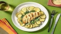 Cal Smart Chicken Florentine with Lemon-Garlic Roasted Zucchini Cal Smart Chicken Florentine with Lemon-Garlic Roasted Zucchini
