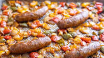 Baked Italian Sausages and Peppers Baked Italian Sausages and Peppers