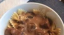 Creamy Beef Tips with Egg Noodles Creamy Beef Tips with Egg Noodles