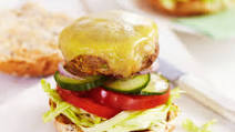 Low-fat cheeseburger Low-fat cheeseburger