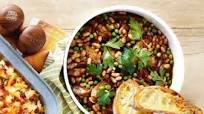 Braised balsamic sausages with beans Braised balsamic sausages with beans