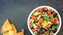 Avocado Black Bean and Red Pepper Salsa Avocado Black Bean and Red Pepper Salsa