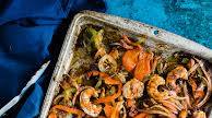 Sheet Pan Spicy Shrimp Fajitas Sheet Pan Spicy Shrimp Fajitas