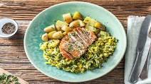 Pork and New Potatoes with a Leek and Tarragon Sauce Pork and New Potatoes with a Leek and Tarragon Sauce