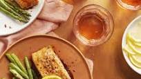 Soy-Honey Glazed Salmon with Asparagus Soy-Honey Glazed Salmon with Asparagus