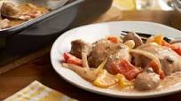 One Dish Creamy Chicken & Sausage Bake One Dish Creamy Chicken & Sausage Bake